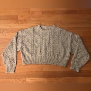 Women’s Sunday Best Peggy Cropped Sweater Size M